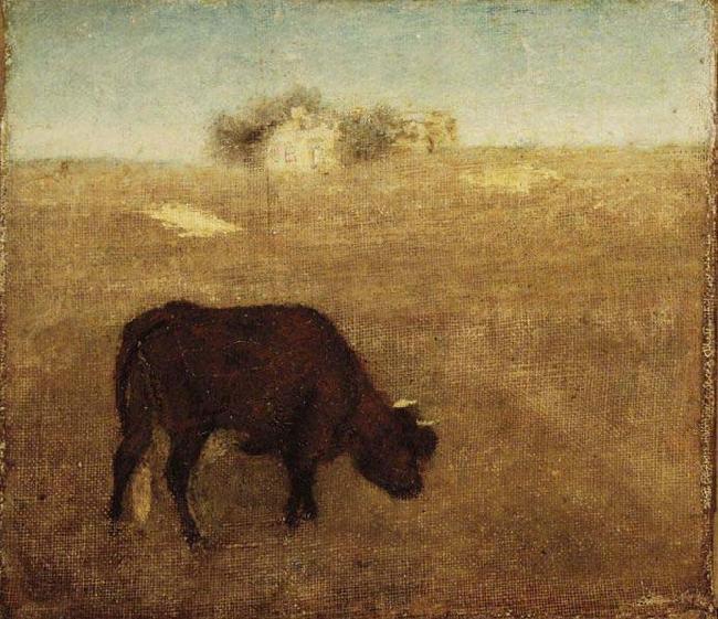Albert Pinkham Ryder Evening Glow, The Old Red Cow Spain oil painting art